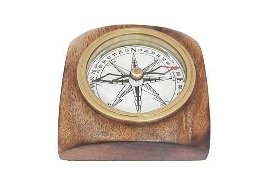 Wooden Square Compass