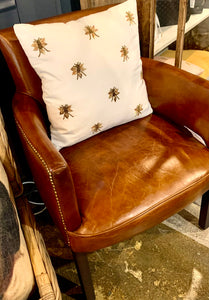 Ithaca Carver Chair in Cigar Brown or Black