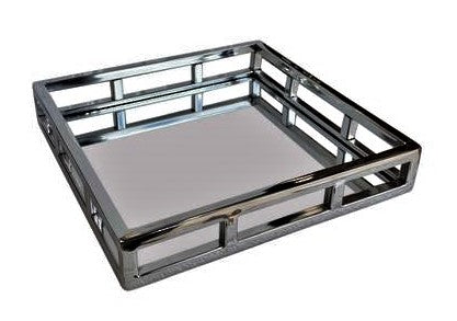 Square steel Mirror Tray