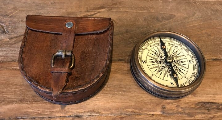 Vintage Statue of Liberty Marine Compass