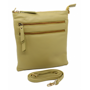Baron Leather Handbag Lime