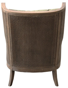 Canvas Raffles Rattan Chair