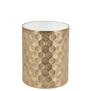 Geometric Side Table Gold