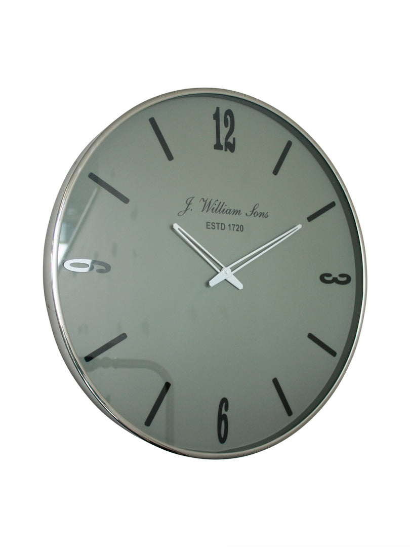 Wall Clock in Light Grey