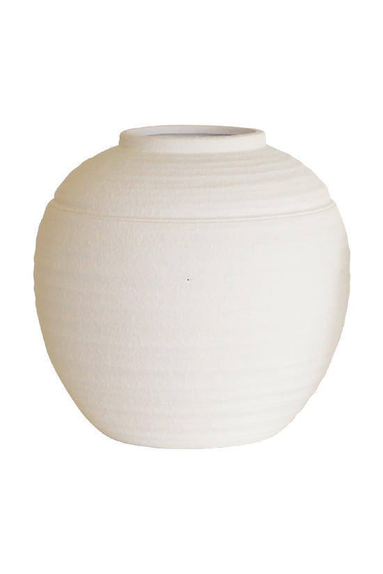 Rounded Vase White Large