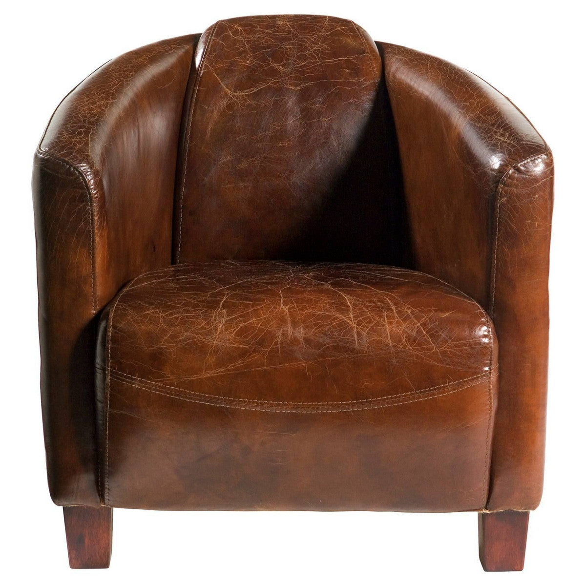 Vanguard aged Leather Arm Chair